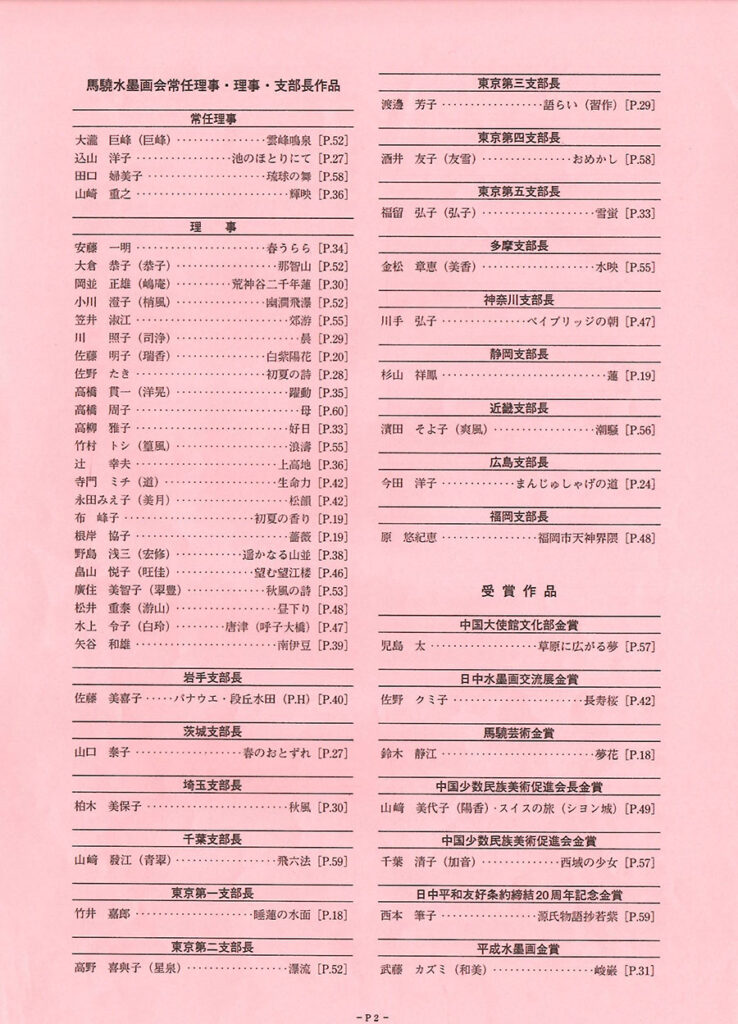 1998年 第6回 日中水墨画交流展-2